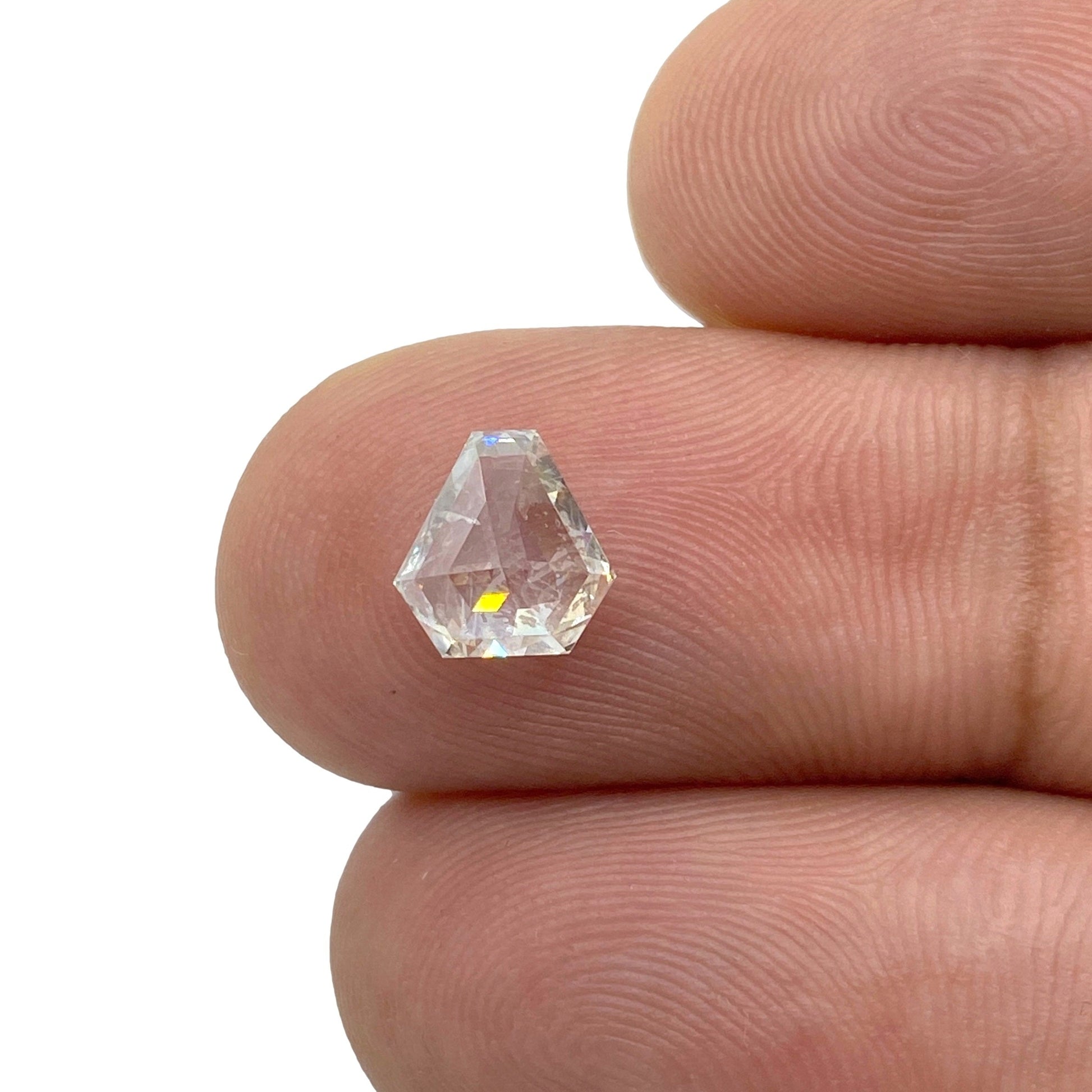 1.11ct | G/SI2 Rose Cut Shield Shape Diamond-Modern Rustic Diamond