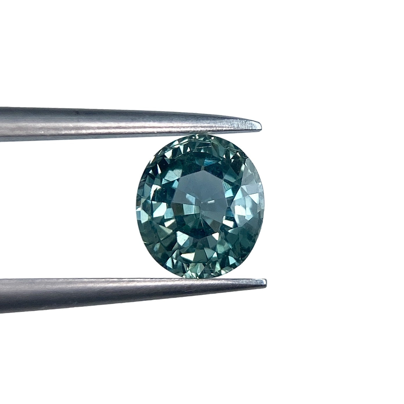 1.17ct | Brilliant Cut Oval Shape Blue Montana Sapphire-Modern Rustic Diamond