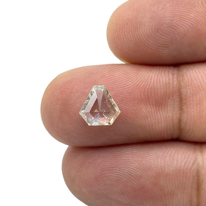 1.23ct | I/SI1 Rose Cut Shield Shape Diamond-Modern Rustic Diamond