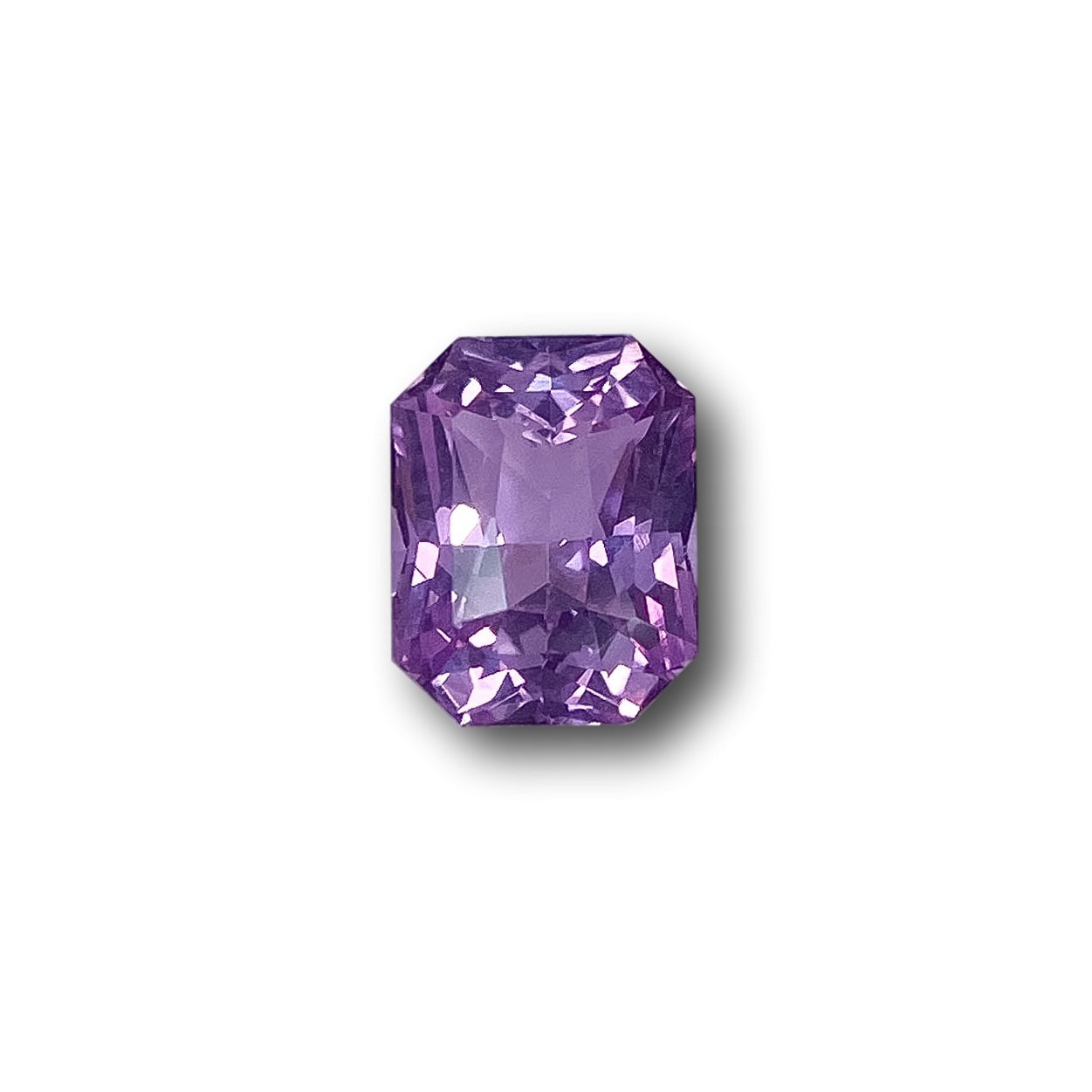1.26ct | Radiant Cut Violet Sapphire-Modern Rustic Diamond