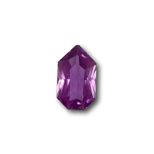 1.27ct | Brilliant Cut Shield Shape Violet Sapphire-Modern Rustic Diamond