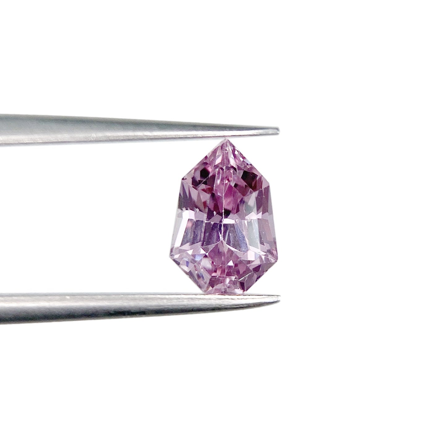 1.28ct | Brilliant Cut Shield Shape Pink Sapphire-Modern Rustic Diamond