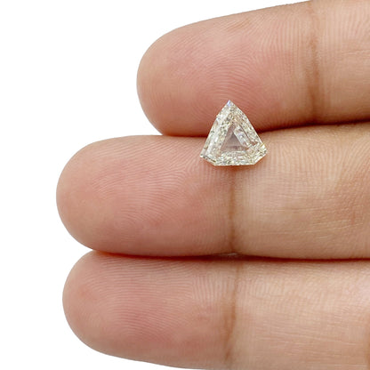 1.28ct | I/SI2 Step Cut Shield Shape Diamond-Modern Rustic Diamond