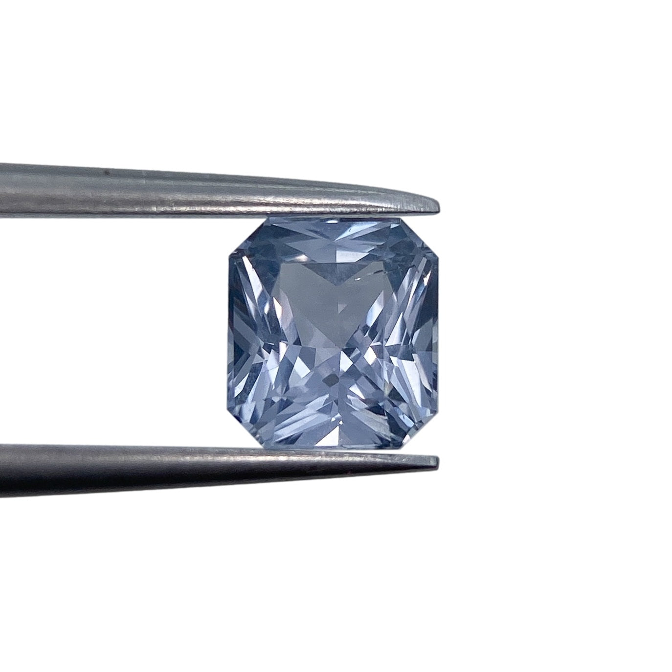 1.33ct | Radiant Cut Blue Sapphire-Modern Rustic Diamond