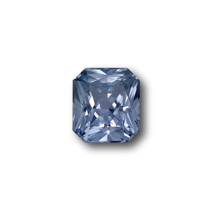 1.33ct | Radiant Cut Blue Sapphire-Modern Rustic Diamond