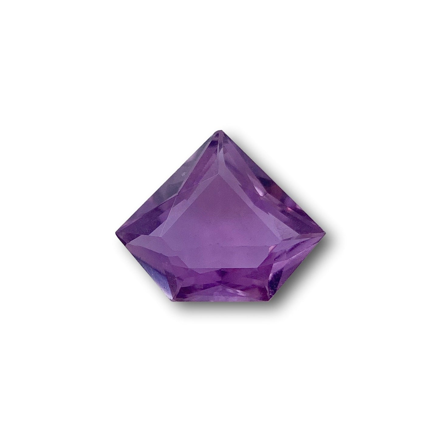 1.38ct | Brilliant Cut Shield Shape Violet Sapphire-Modern Rustic Diamond