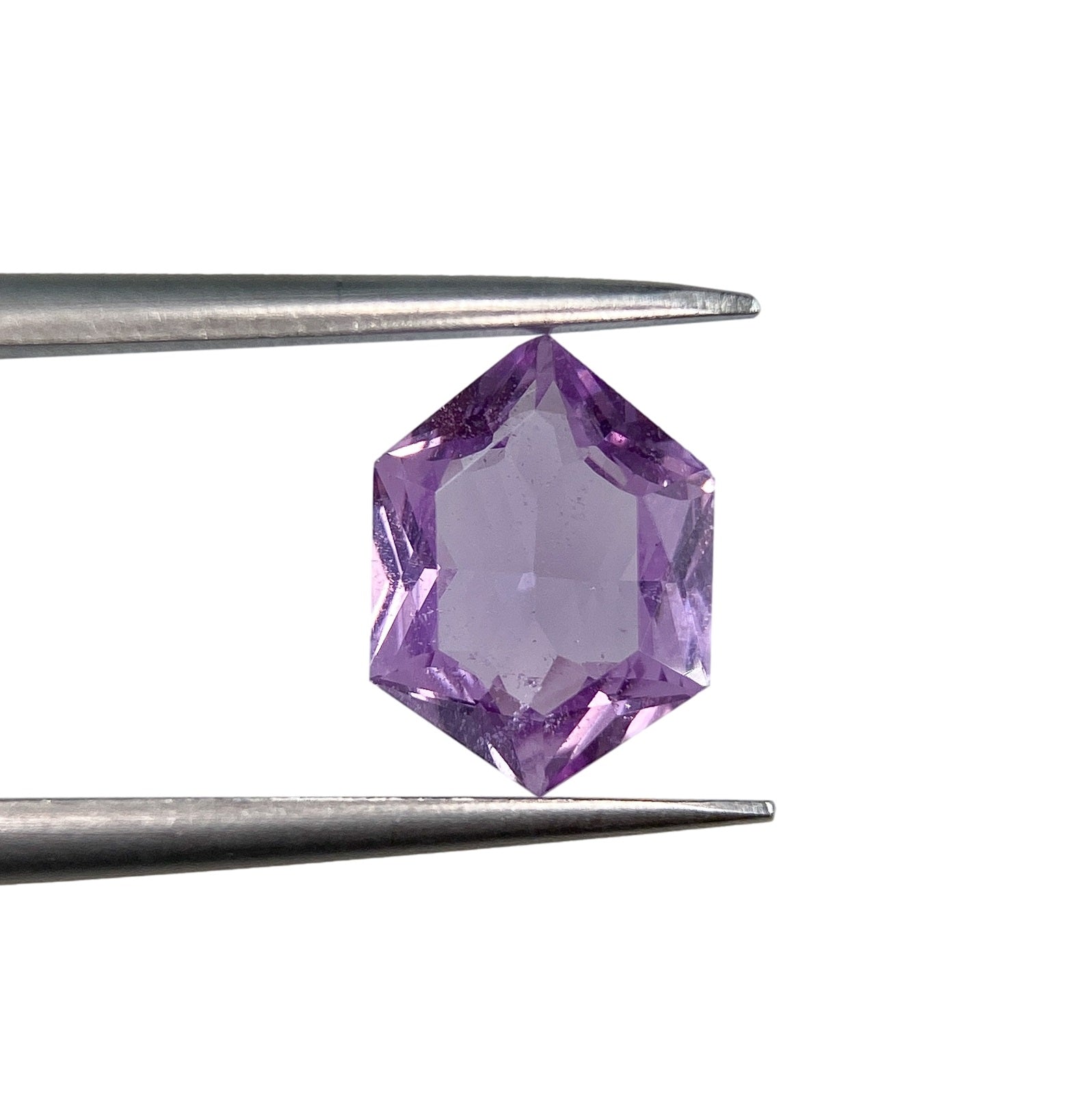 1.45ct | Brilliant Cut Hexagon Shape Violet Sapphire-Modern Rustic Diamond