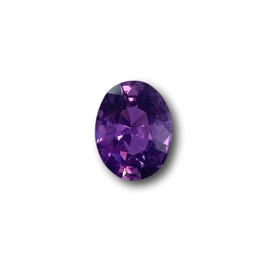 1.58ct | Brilliant Cut Oval Shape Violet Sapphire-Modern Rustic Diamond