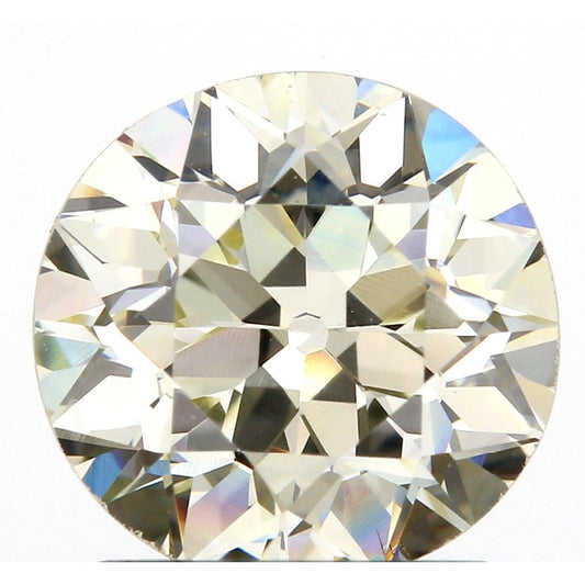 1.56ct | Light Color VVS Round Shape Old European Cut Diamond - Modern Rustic Diamond