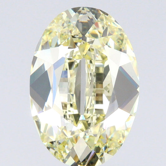 2.00ct | Yellow VS Oval Shape Old Mine Cut Diamond - Modern Rustic Diamond