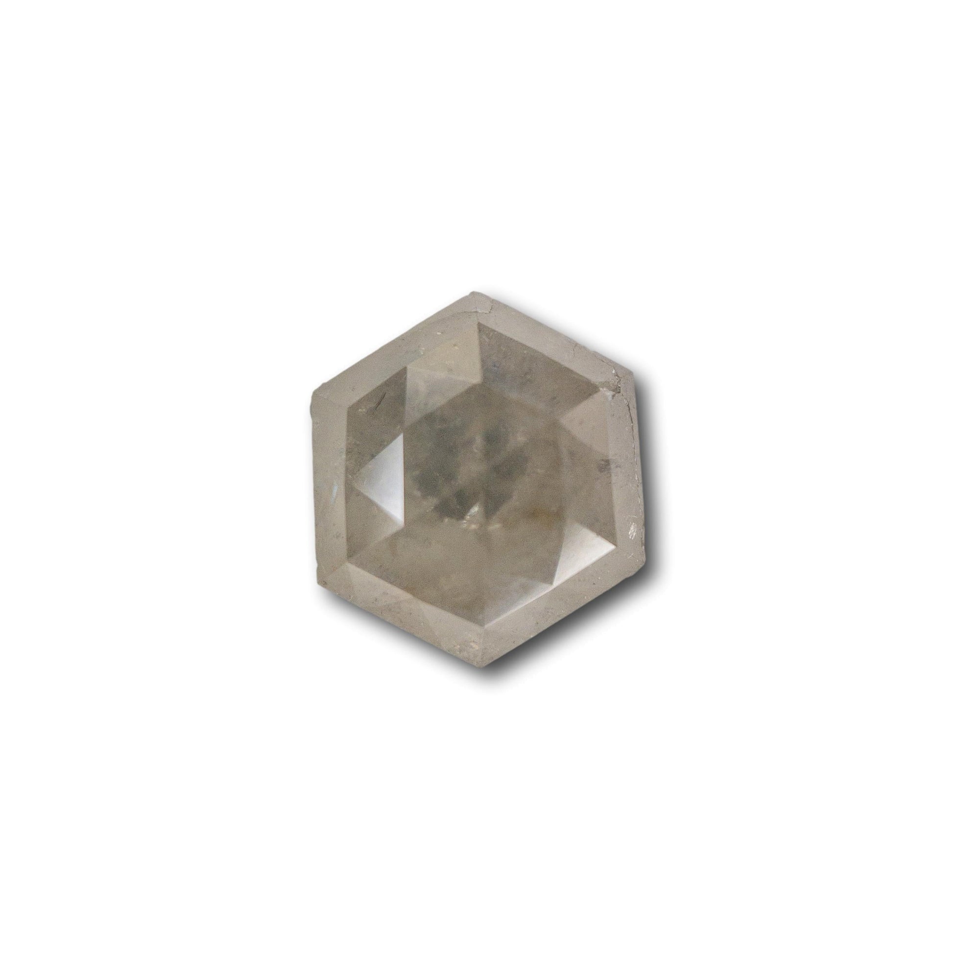 2.24ct | Opaque Hexagon Diamond-Modern Rustic Diamond