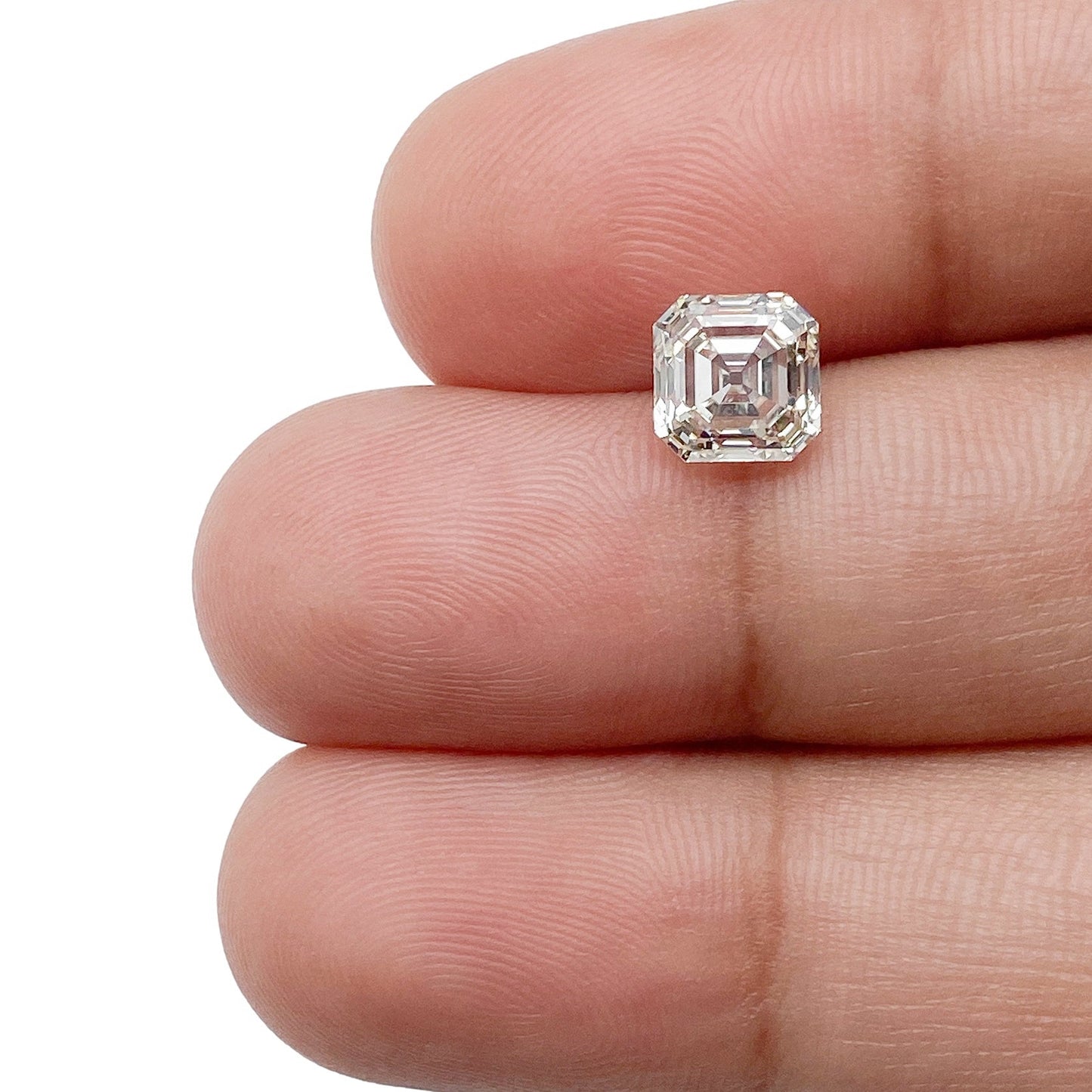 1.51ct | Light Color/VVS Asscher Shape Asscher Cut Diamond - Modern Rustic Diamond