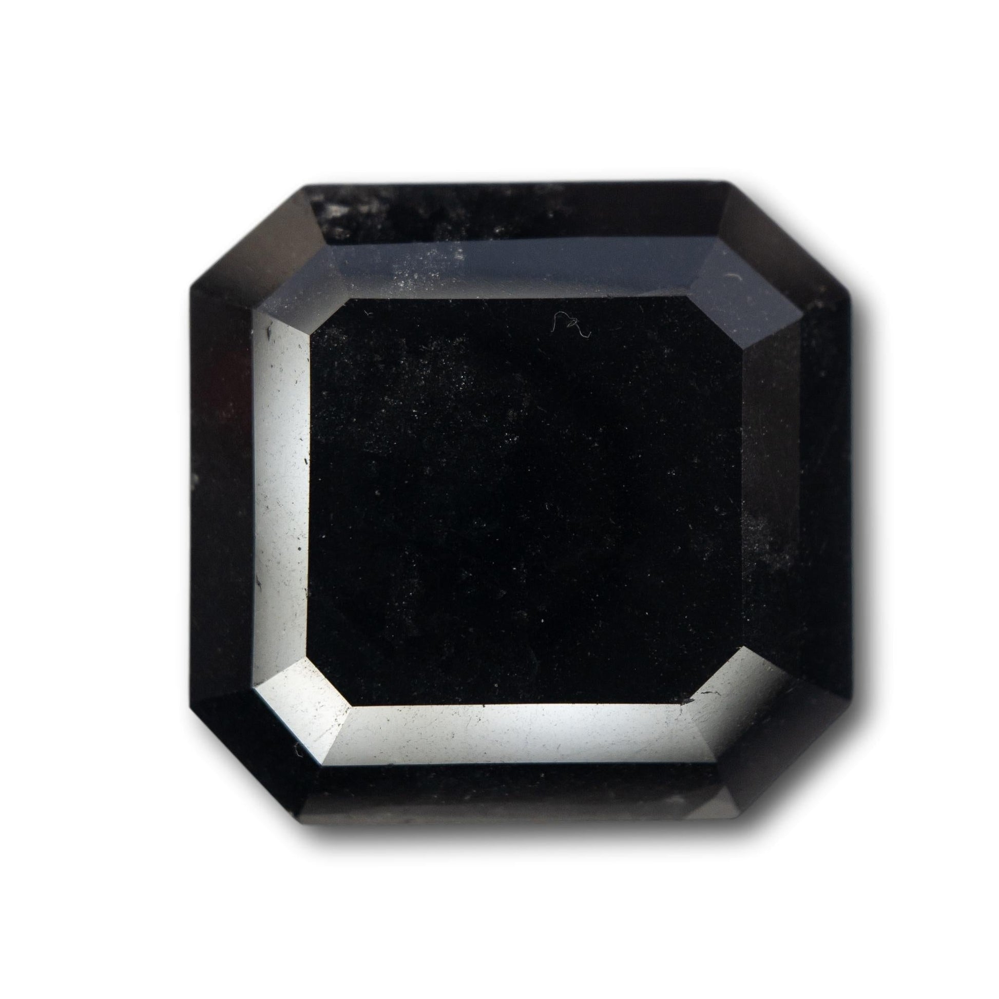 39.86ct | Black Asscher Cut Diamond-Modern Rustic Diamond