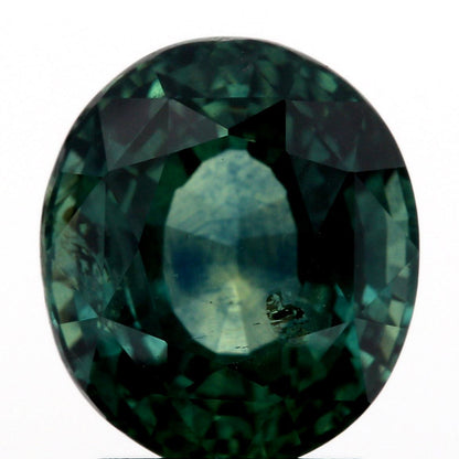 3.39ct | Brilliant Cut Oval Shape Blue Montana Sapphire (GIA)-Modern Rustic Diamond