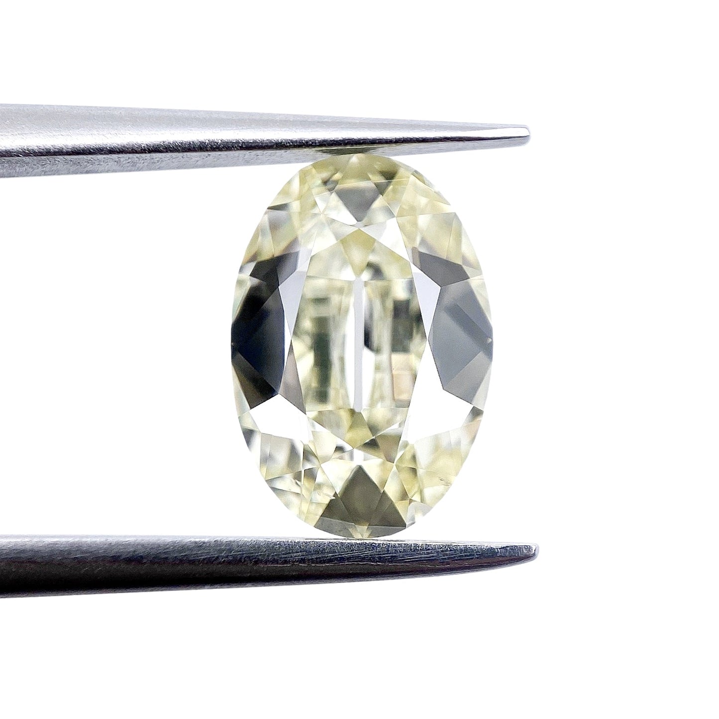 2.00ct | Yellow VS Oval Shape Old Mine Cut Diamond - Modern Rustic Diamond