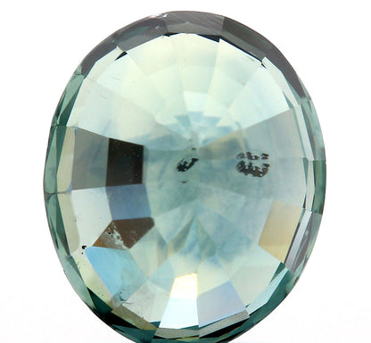 5.32ct | Brilliant Cut Oval Shape Blue Green Montana Sapphire (GIA)-Modern Rustic Diamond