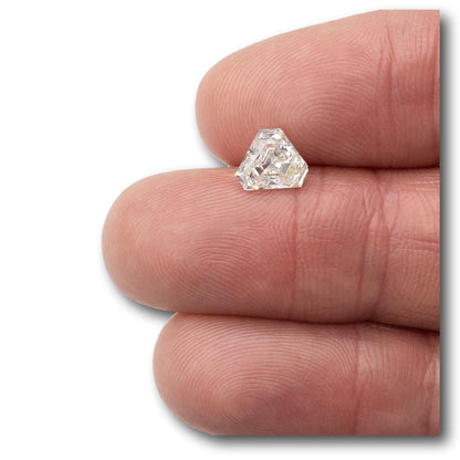 1.54ct I I/SI1 Cut-Cornered Trilliant Step Cut Diamond-Modern Rustic Diamond